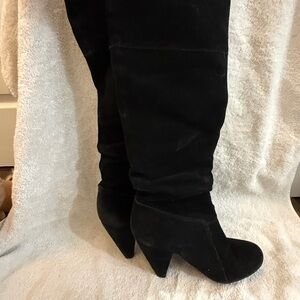 Jessica Simpson Angie Elegant Black Suede Women's Boot sz 7.5
